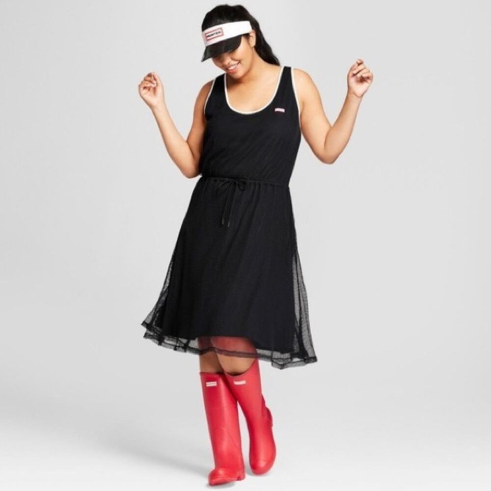 Hunter for Target Women’s Black Mesh A-Line Dress Size Medium